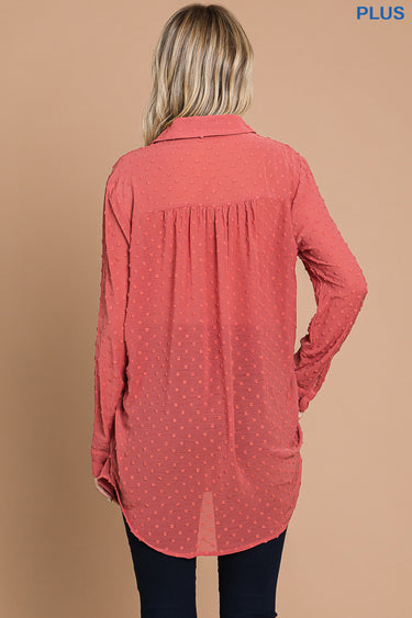 PLUS OVERSIZED LONG SLEEVE SHIRTS